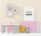 Free Poster Frame In Children'S Bedroom Psd Mockup Psd