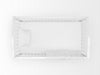 Free Realistic White Cradle Isolated On White On Top View Psd