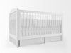 Free Realistic White Cradle Isolated On White Psd