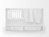 Free Realistic White Cradle Isolated On White Psd