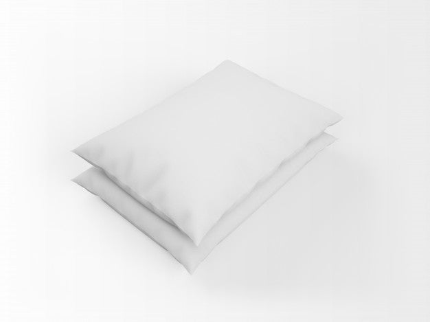 Free Realistic White Pillows Mockup Psd