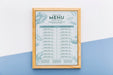 Free Restaurant Menu Concept Mockup Psd