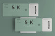 Free Round Corner Ticket Mockup Psd