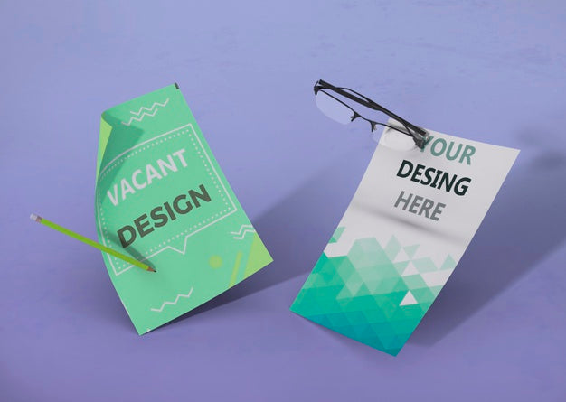 Free Set Of Business Corporate Identity Mock-Up And Glasses Psd