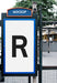 Free Signboard Mockup With Bold Blue And Orange Colors Psd