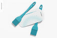 Free Silicone Basting Brushes Mockup, Perspective View Psd