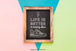 Free Slate Mockup Idea Psd
