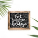 Free Slate Mockup With Palm Tree Leaf Psd