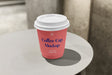 Free Small Coffee Cup On Table Mockup