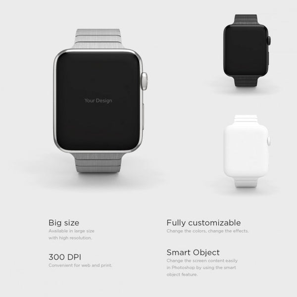 Free Smartwatch Presentation Psd