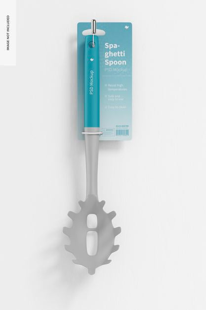 Free Spaghetti Spoon Mockup Psd