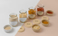Free Spices With Label Mock-Up Composition Psd