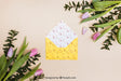 Free Spring Mockup With Letter Psd