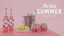 Free Summer Drinks On Table With Typography Psd