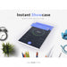 Free Tablet On White Desk Mock Up Psd