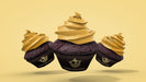 Free Three Floating Cupcakes Psd