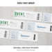 Free Ticket Mockup Psd