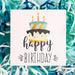 Free Top View Birthday Card Mockup Psd