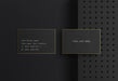 Free Top View Business Card Mockup Psd