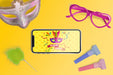 Free Top View Carnival Mockup With Editable Objects Psd