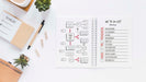Free Top View Desk Concept With Mock-Up Psd