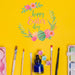 Free Top View Easter Composition With Copyspace Psd