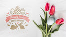 Free Top View Easter Mockup Composition Psd