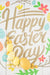 Free Top View Easter Mockup Psd
