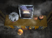 Free Top View Halloween Nights Frame Mock-Up In The Mist Psd