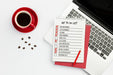 Free Top View Notebook With To Do List Concept Psd