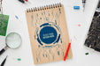 Free Top View Notepad With Electronics Tools Psd