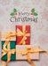 Free Top View Of Colorful Christmas Gifts Psd