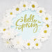 Free Top View Of Spring Chamomile Psd