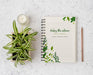 Free Top View Plant Surrounded By Notepad With Mock-Up Psd