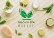 Free Top View Therapeutic Spa Concept With Mock-Up Psd