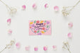 Free Top View Valentines Day Card Mockup Psd