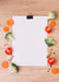 Free Top View Vegetables On Table Psd