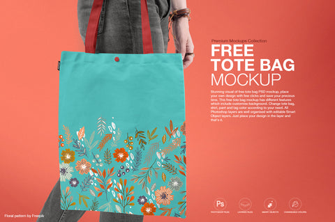 Free Tote Bag Mockup