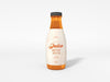 Free Transparent Glass Juice Bottle Packaging Mockup Psd