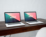 Free Two Laptops Mock Up Psd