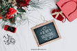 Free Valentine Elements And Frame Mockup Psd