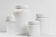 Free Various White Containers With Protein Powder Psd
