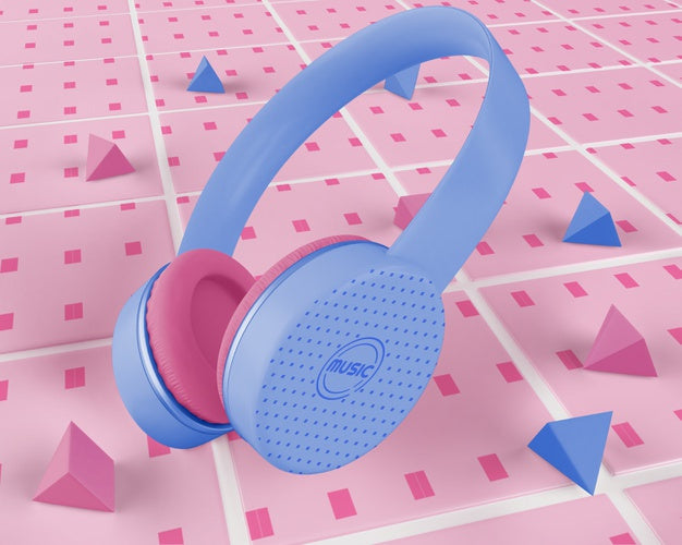 Free Violet Headphones Wireless Psd