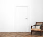 Free Wall With Blank Door Mockup Psd