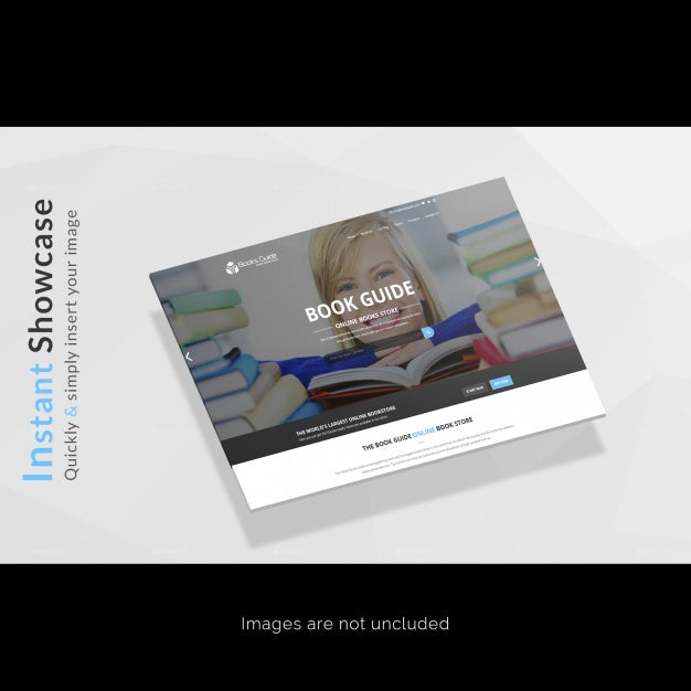 Free Web Page Mock Up Psd