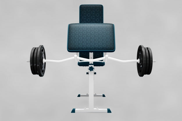 Free Weightlifting Elements Mockup Psd