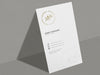 Free White Business Card Psd