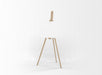 Free White Canvas On A Easel Psd