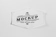 Free White Clothing Patch Fabric Mock-Up Psd