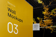 Free White Wall Mockup Psd